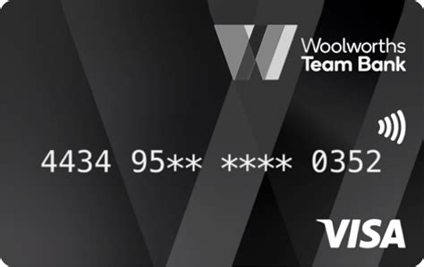 Woolworths Team Bank Visa Credit Card review .